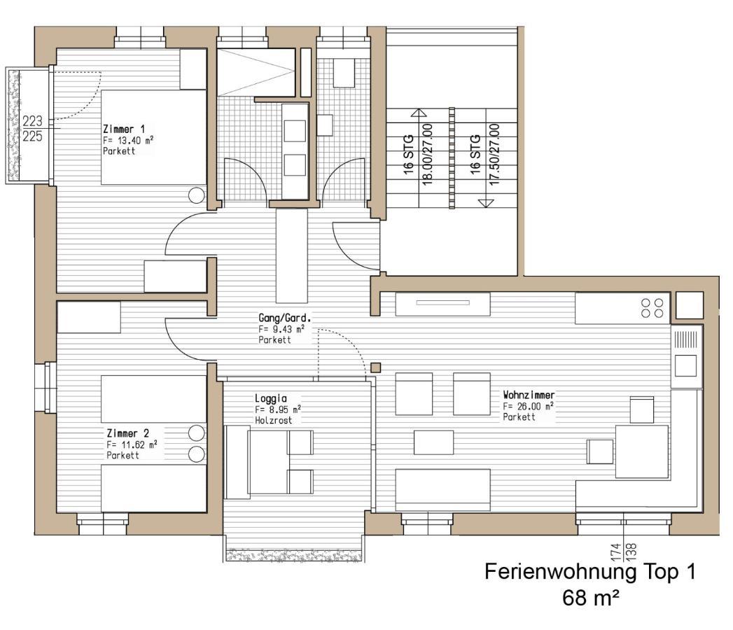 Apartamento Gauensteiner Hof Schruns Exterior foto